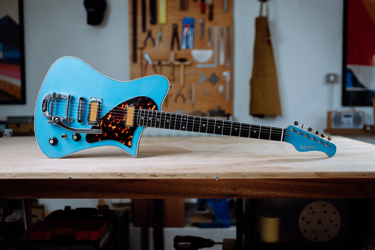 INDIANA CLASSIC BABY BLUE (BUILT - TO - ORDER) - westvalleyguitars