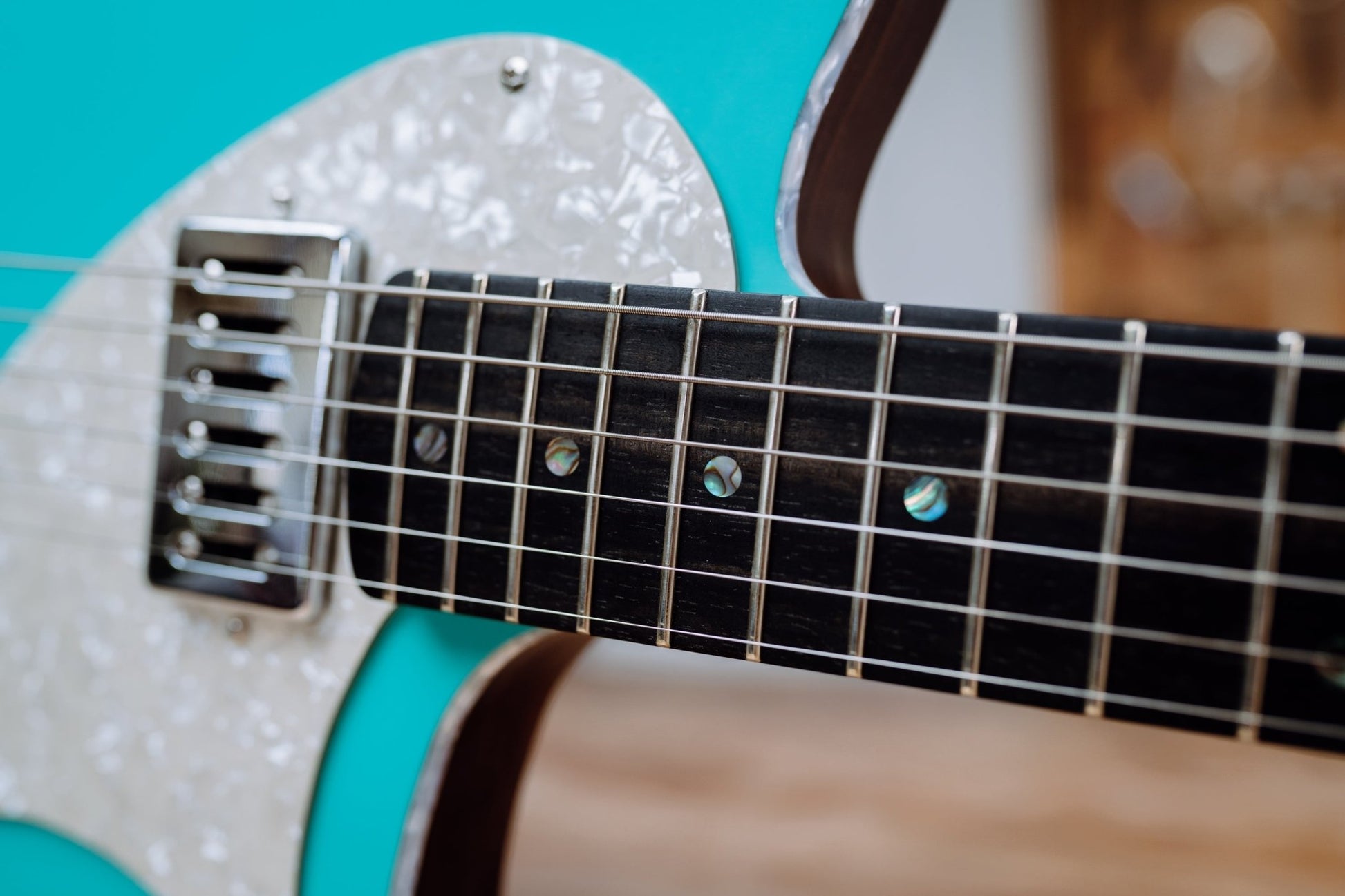 INDIANA CLASSIC IN SEA FOAM GREEN (BUILT - TO - ORDER) - westvalleyguitars