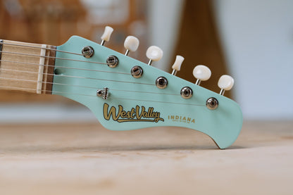 INDIANA CLASSIC SURF GREEN (READY TO SHIP) - westvalleyguitars