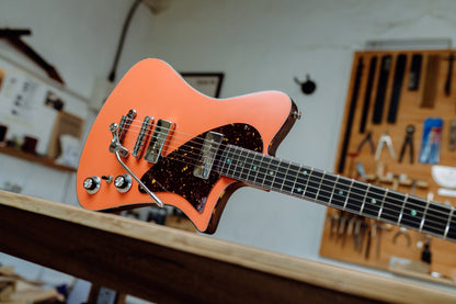INDIANA CLASSIC TANGERINE CORAL (BUILT - TO - ORDER) - westvalleyguitars