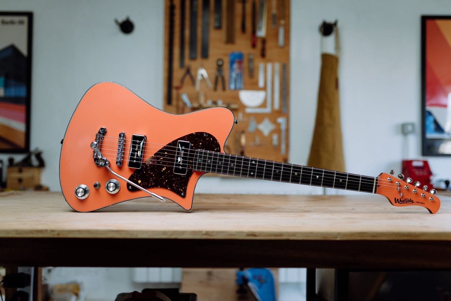INDIANA CLASSIC TANGERINE CORAL (BUILT - TO - ORDER) - westvalleyguitars